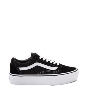 Black Platform Vans